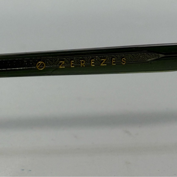 ZEREZES prescription glasses Frames Translucent Dark Green Geometric Octagonal - Picture 2 of 5